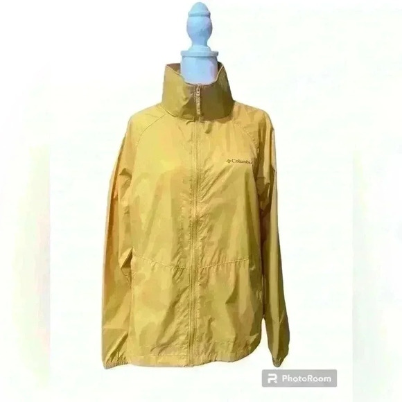 Yellow zip-up Columbia jacket. Newer condition. - Picture 1 of 2